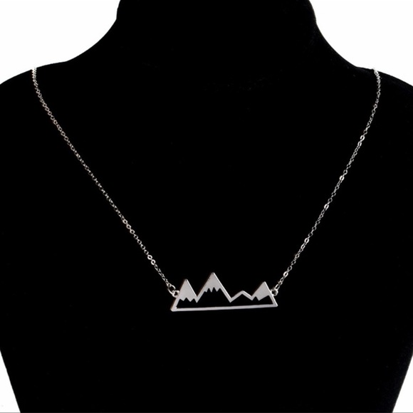 🔥1 day sale🔥Snow Mountain Necklace(silver color) - Picture 1 of 4
